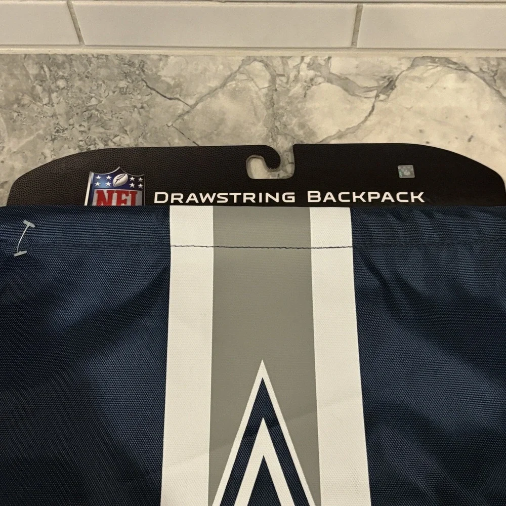 Dallas Cowboys Official NFL Team Stripe FOCO Drawstring Backpack‎ Bag Fan GYM